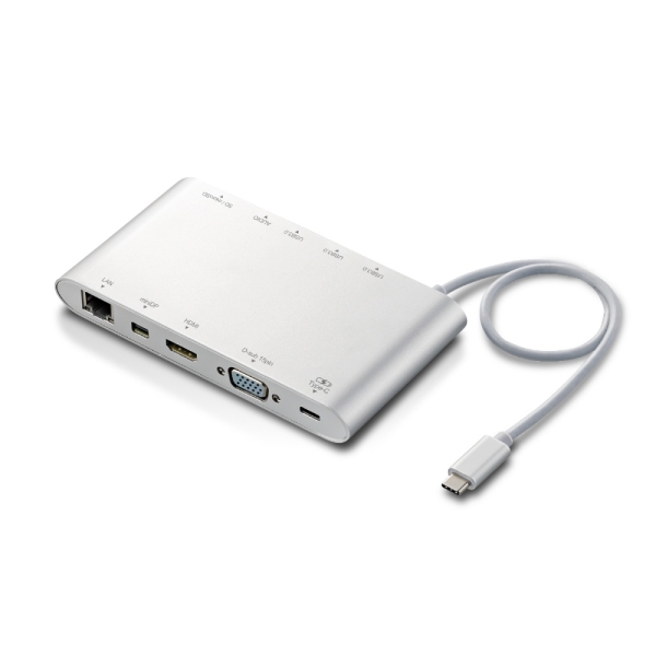 USB Hub Elecom DST-C08SV silver USB Hub