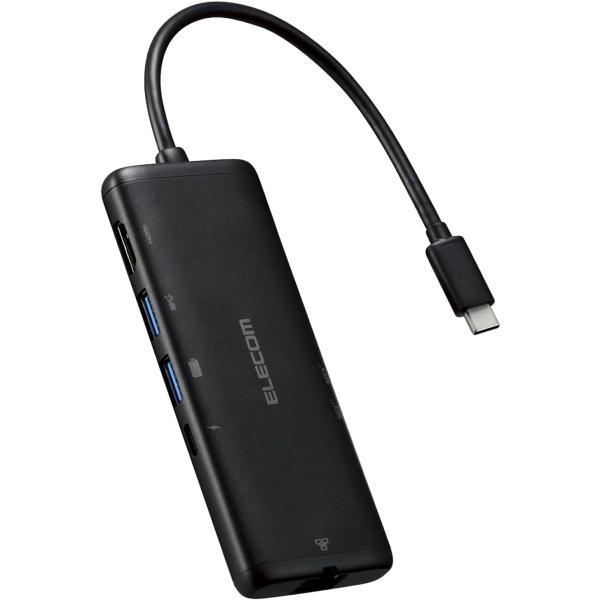 ELECOM DST-W02 black USB Hub