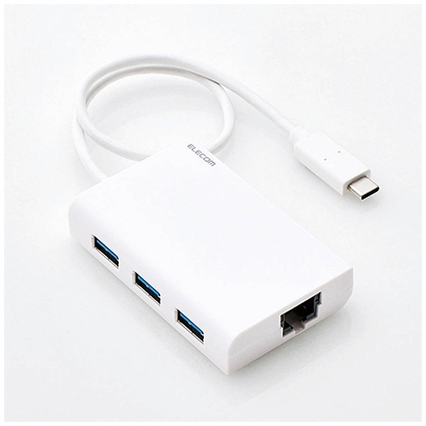 LAN Adapter ELECOM ELECOM EDC-GUC3H-W white LAN Adapter