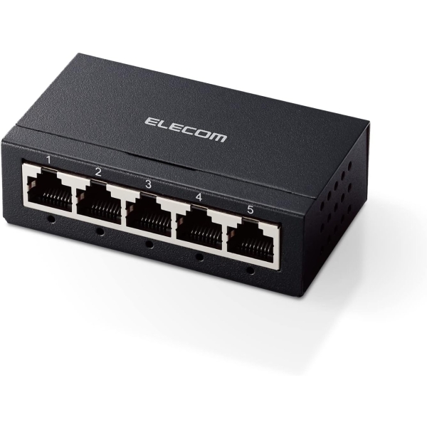 ELECOM EHC-G05MA-B black Switch HUB