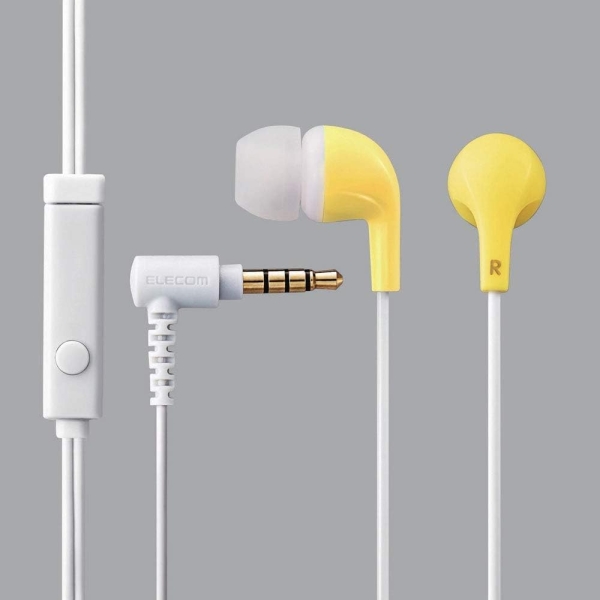 ELECOM EHP-CN300MYL Yellow Earphone Headphone