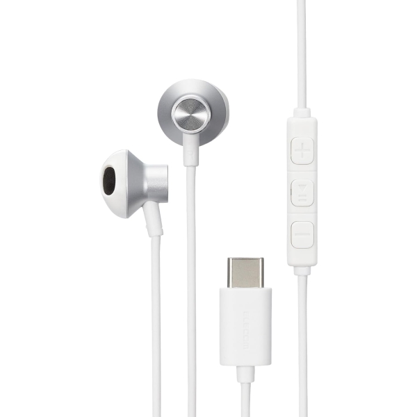 ELECOM EHP-DF10IMSV silver Earphone Headphone