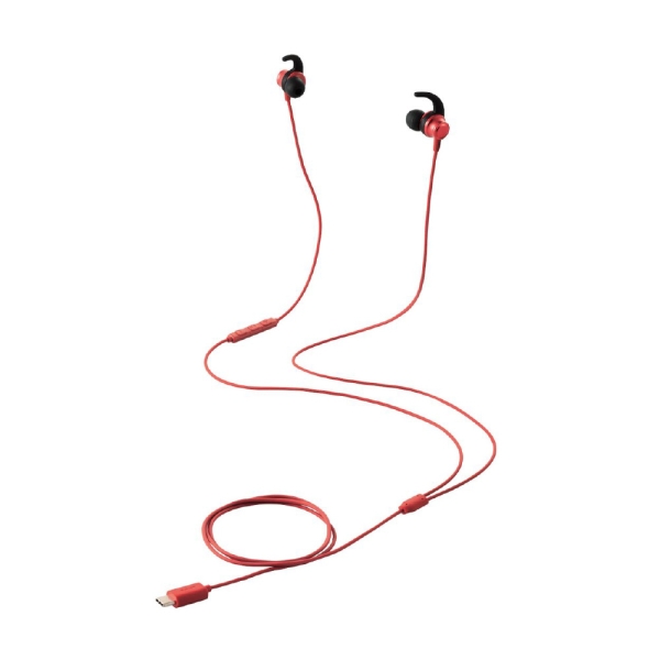 ELECOM EHP-DF12CMRD Red Earphone Headphone