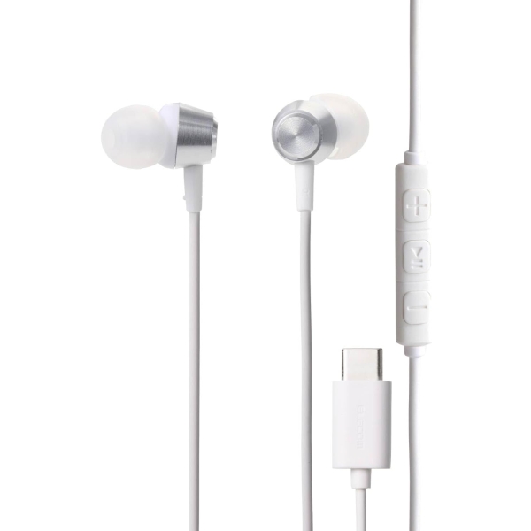 ELECOM EHP-DF14CMSV Silver Earphone Headphone