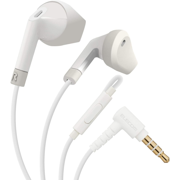 ELECOM EHP-F10IMBWH white Earphone Headphone