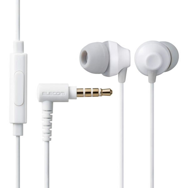 ELECOM EHP-F12CMWH white Earphone Headphone