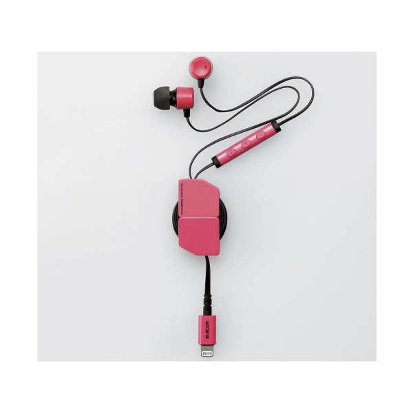 ELECOM EHP-LFR10CMPN pink Earphone Headphone