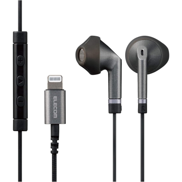 ELECOM EHP-LFS10IMBK black Earphone Headphone