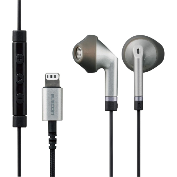 ELECOM EHP-LFS10IMSV silver Earphone Headphone