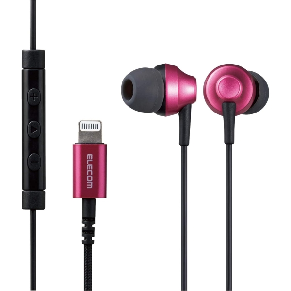 ELECOM EHP-LFS12CMPN pink Earphone Headphone