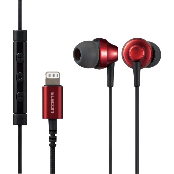 ELECOM EHP-LFS12CMRD red Earphone Headphone