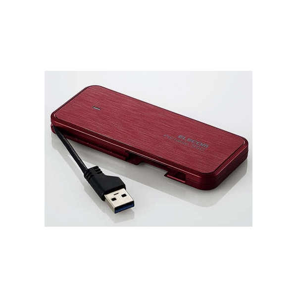 SSD ELECOM ESD-EC0960GRDR red