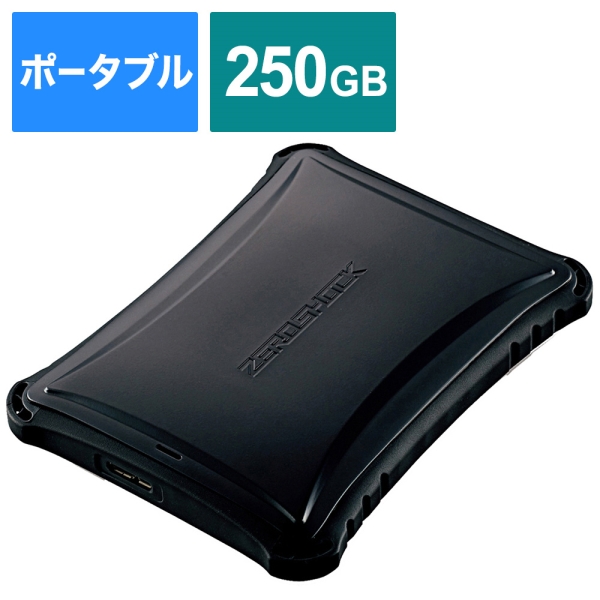 SSD ELECOM ESD-ZSA0250GBK black