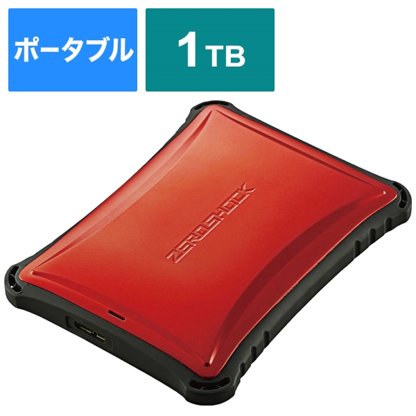 SSD Elecom ESD-ZSA1000GRD Red