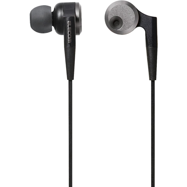 ELECOM GrandBass EHP-GB100ABK black Earphone Headphone