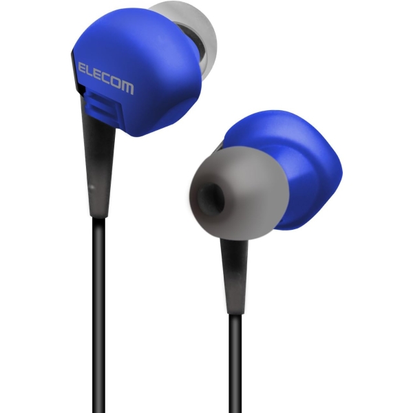 ELECOM GrandBass EHP-GB10AXBU blue Earphone Headphone