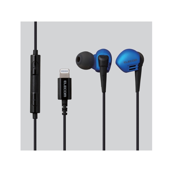 ELECOM GrandBass EHP-LGB10MBU blue Earphone Headphone