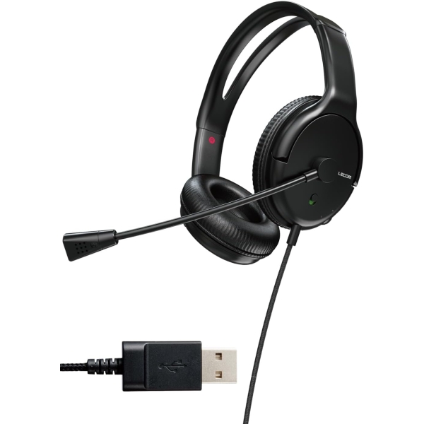 ELECOM HS-HP07SUBK black Headset