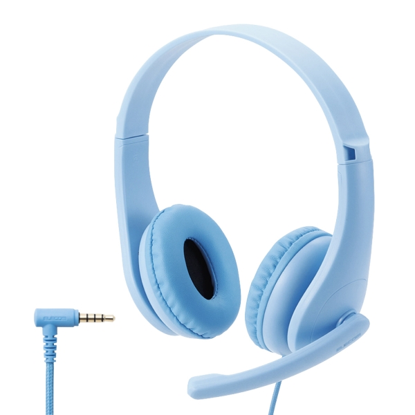 Headset ELECOM HS-KD01TLBU light blue