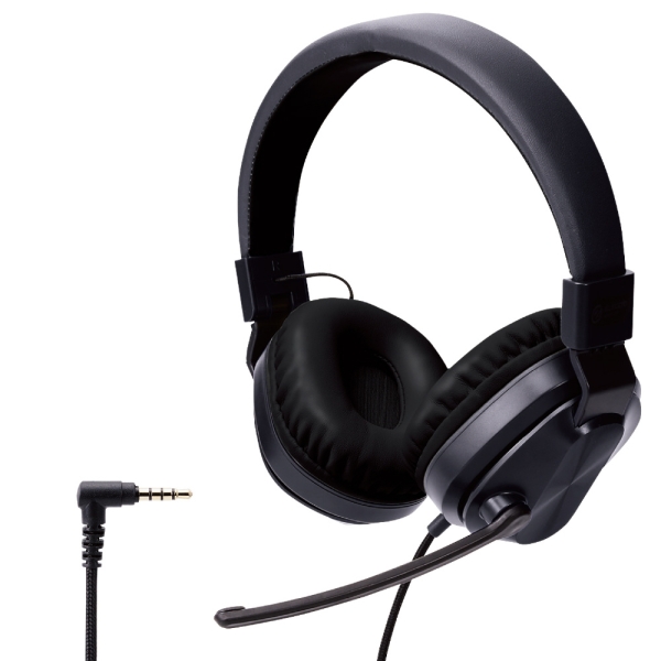 Headset Elecom HS-KDGM01TBK Black×Grey