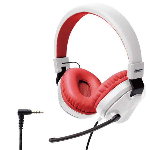 Headset ELECOM HS-KDGM01TGY gray X red