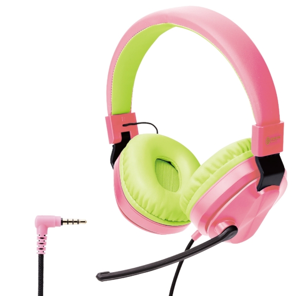 Headset Elecom HS-KDGM01TPN Pink×Green