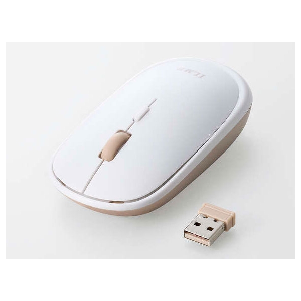 ELECOM ILMF M-TM10DBWH-IL White Mouse