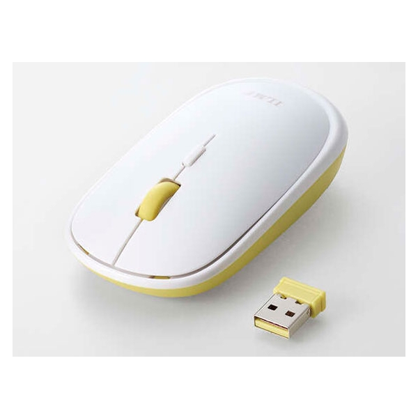 ELECOM ILMF M-TM10DBYL-IL Yellow Mouse