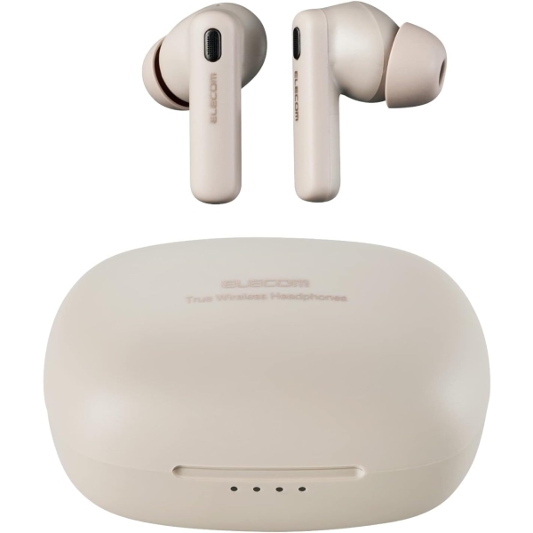 ELECOM LBT-TWS13BE beige Earphone Headphone