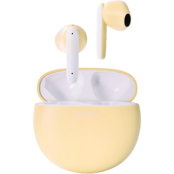 ELECOM LBT-TWS17CSYL macaroon yellow Earphone Headphone