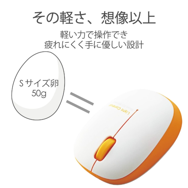 Mouse Elecom M-BL20DBDR Orange Mouse