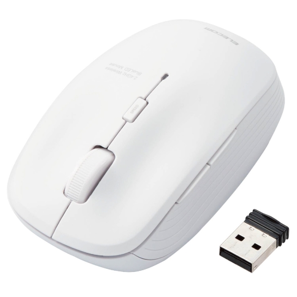 Mouse Elecom M-BL21DBKWH White Mouse