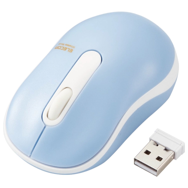 Mouse Elecom M-DY10DRSKBUL Light Blue Mouse