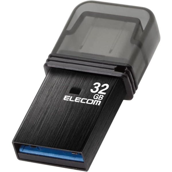 ELECOM MF-CAU32032GBK 32GB black USB Flash Drive