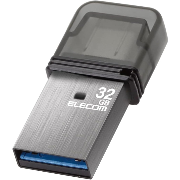 ELECOM MF-CAU32032GSV 32GB silver USB Flash Drive