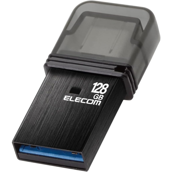 ELECOM MF-CAU32128GBK 128GB black USB Flash Drive