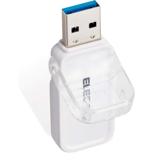 ELECOM MF-FCU3032GWH 32GB white USB Flash Drive