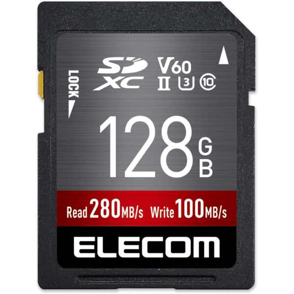 ELECOM MF-FS128GU23V6R 128GB SD Card