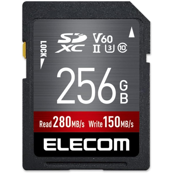 ELECOM MF-FS256GU23V6R 256GB SD Card