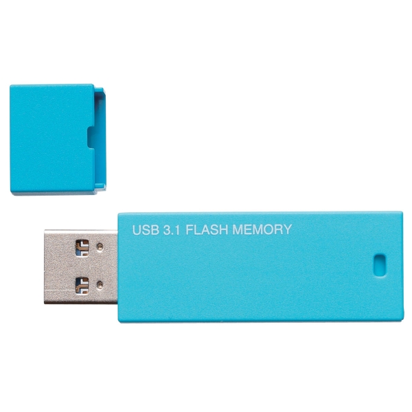 ELECOM MF-MSU3B032GBU 32GB Blue USB Flash Drive