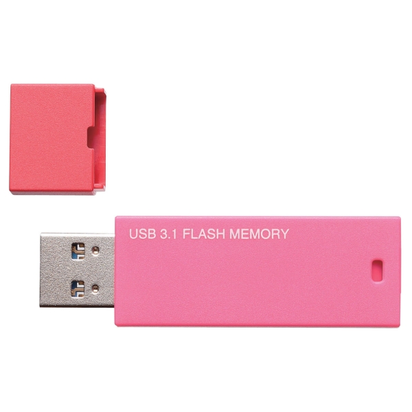 ELECOM MF-MSU3B032GPN 32GB Pink USB Flash Drive