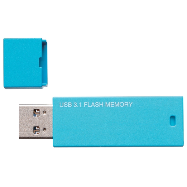 ELECOM MF-MSU3B128GBU 128GB blue USB Flash Drive