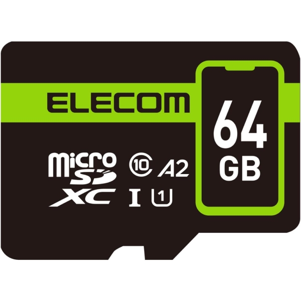 ELECOM MF-SP064GU11A2R 64GB SD Card