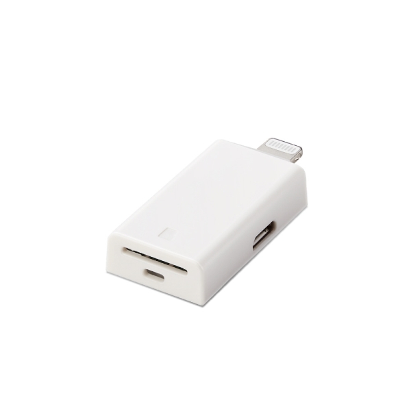 Card Reader Elecom MR-LD102WH Lightning/microUSB 8in1 White