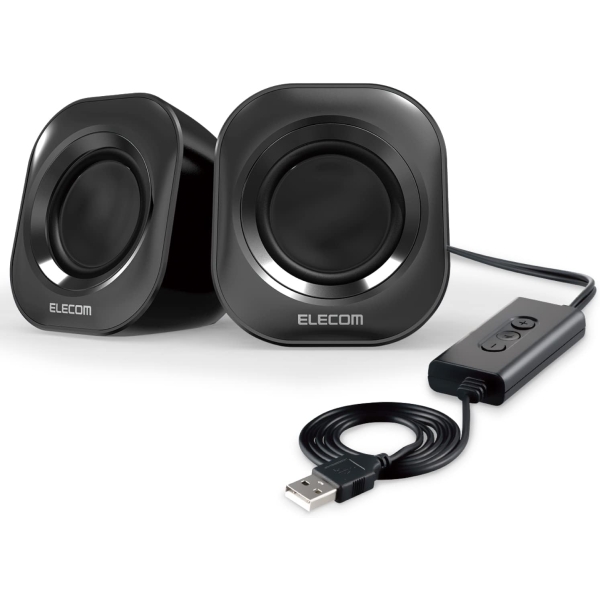 ELECOM MS-P08USB2BK black PC Speaker