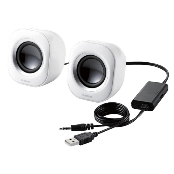 PC Speaker ELECOM ELECOM MS-P08UWH white PC Speaker