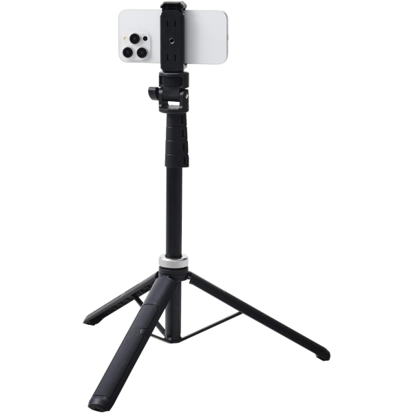 ELECOM P-STCFWL01BK Black Camera Tripod