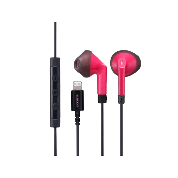 ELECOM PINK PINK PINK EHP-LF11IMAP1 vivid pink Earphone Headphone