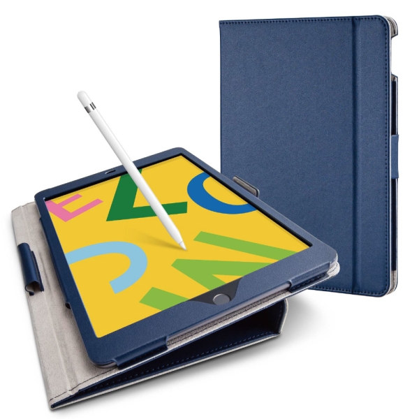 Tablet Case Elecom TB-A19RDPLCNV Navy Tablet Case