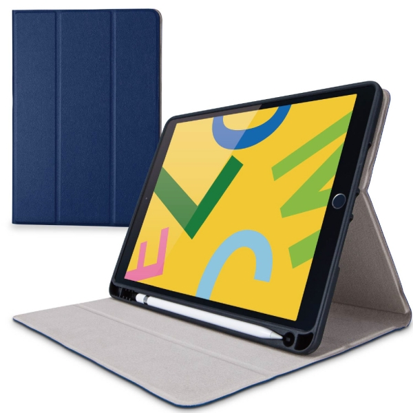 Tablet Case Elecom TB-A19RSANV Navy Tablet Case